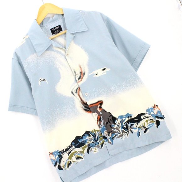 Be Ethic Shirt Men's Casual Art All Over Print Short Sleeve Button Down Size M - Picture 3 of 8